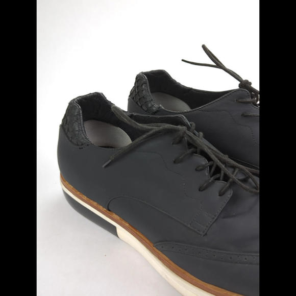 [SOLD] YOHJI YAMAMOTO x ADIDAS Y3 Men's Sz 12 "KOREY" Leather Lace Up Sneakers - Picture 3 of 12